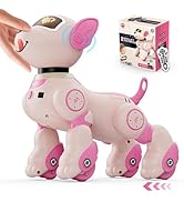 VATOS Robot Dog Toy for Kids, Voice &amp; 2.4GHz Remote Control Robot Pet with Interactive Touch Sens...