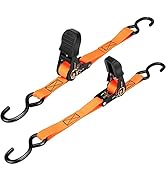 WELLUCK Boat Trailer Transom Tie Down Straps 2400 LBS, 1 Inch x 4 FT Heavy Duty Retractable Ratch...