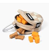 Cleverpup Snackpack Double Insulated Treat Pouch - Dog Training and Walks Snack Bag, Two Compartm...