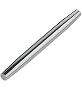 French Rolling Pin (16.7 Inches) –Classic 304 Stainless Steel Roll Pin for Fondant, Pie Crust, Co...