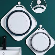 Easy to hang folding washbasin