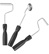 Fiberglass Roller Tools Kit, 3Pcs Bubble Paddle Tool Fiberglass Resin Laminating Roller Set for T...