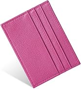 URAQT Credit Card Holder Wallet, RFID Blocking Leather Ultra Slim Wallet, Thin Minimalist Credit ...