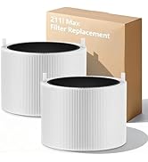 2 Pack 211i Max Replacement Filter Compatible with Blueair Blue Pure 211i Max Air Purifier. Blue ...