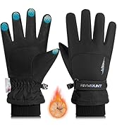 rivmount Kids Winter Ski Snowboarding Snow Gloves Warm Thermal Waterproof Windproof Touchscreen f...