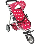 Baby Doll Stroller for Dolls | Play Toy Doll Stroller for Toddlers 3 Year Old Girls Gift | Push P...