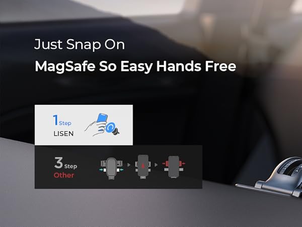 lisen magsafe car mount 4