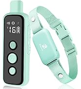 Bousnic Shock Collar for Dogs - Waterproof Rechargeable Dog Electric Training Collar with Remote ...