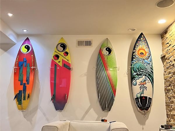 Floating Surfboard Wall Mount