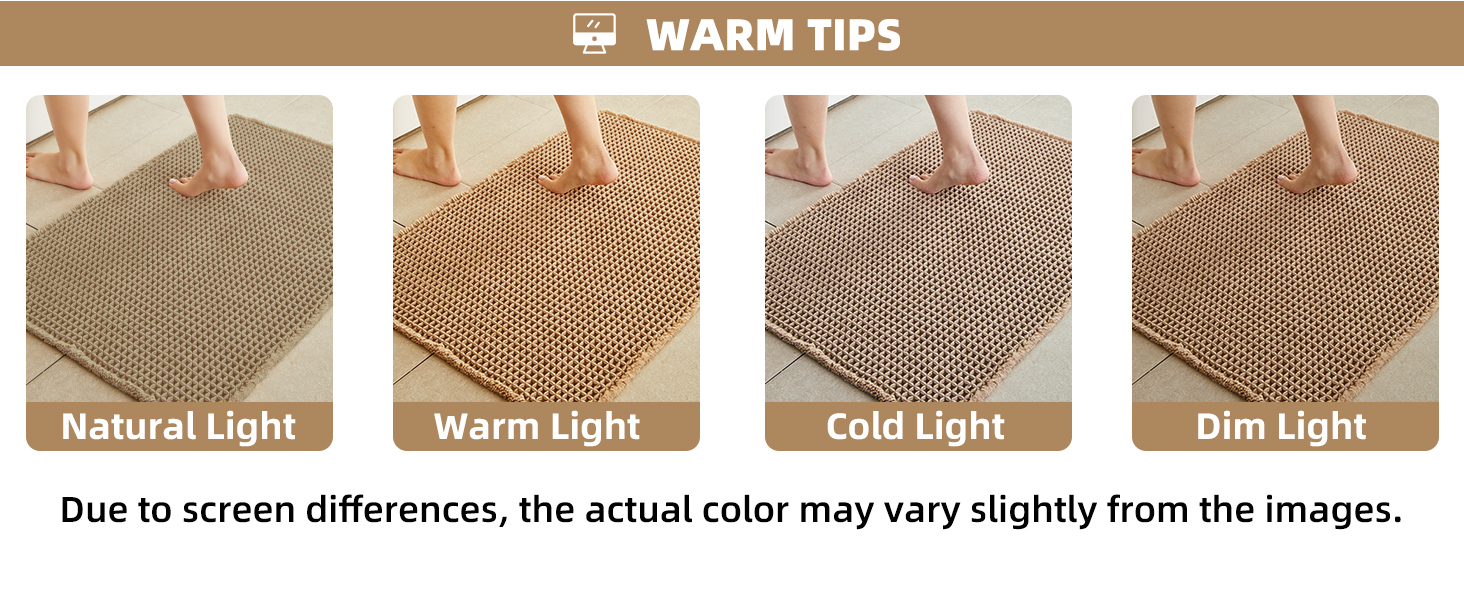 waffle bath mat