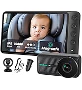 WEMOH NO.1 Magnetic Baby Car Camera, 5'' 1080P IPS Magnetic Mount Monitor, Auto Night Vision, 360...