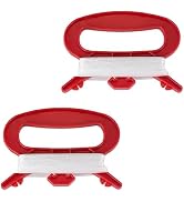 SelHeng 2Pcs Red D Shape Winder with 100m Line String for Outdoor Sports Flying Kite,Kite Board T...