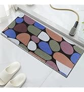 Loofah Shower Mat Non Slip, 15.7×36 Inch, Shower Mats for Showers Anti Slip, Non Slip Bath Mat fo...