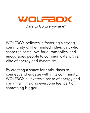 WOLFBOX Dare to Everywherecar jump starter portable