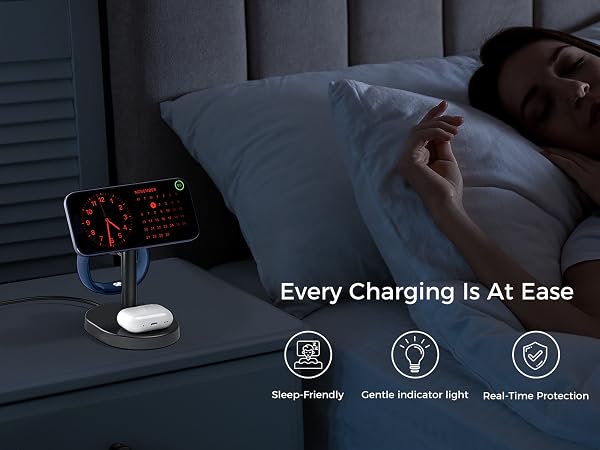 magsafe charger stand 3 in 1 wireless charging station apple multiple devices iphone mag magnetic