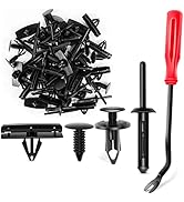 GOOACC 121PCS Fender Flare &amp; Rocker Moulding Clip Assortment 6506007-AA 6030441 68039280-AA 65035...