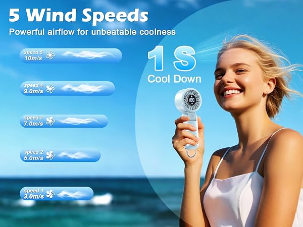 handheld fan rechargeable