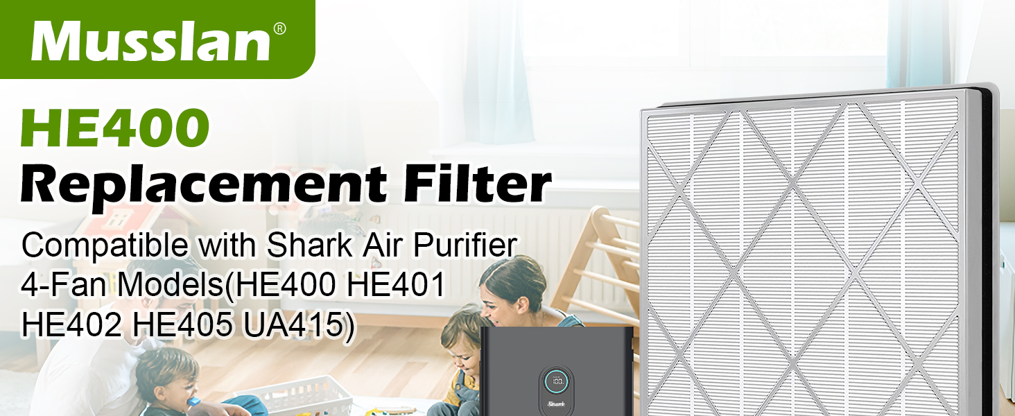 shark he400 filter replacement
