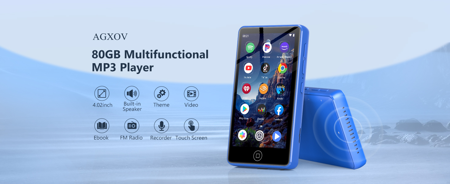 80GB Multifunctional MP3 Player