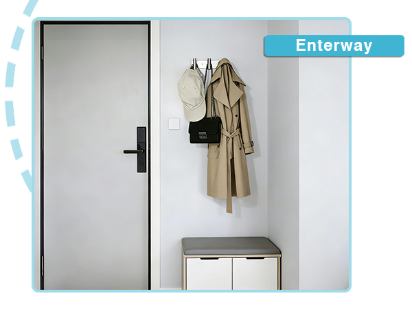 Alise Coat Hooks Hat and Coat Rack