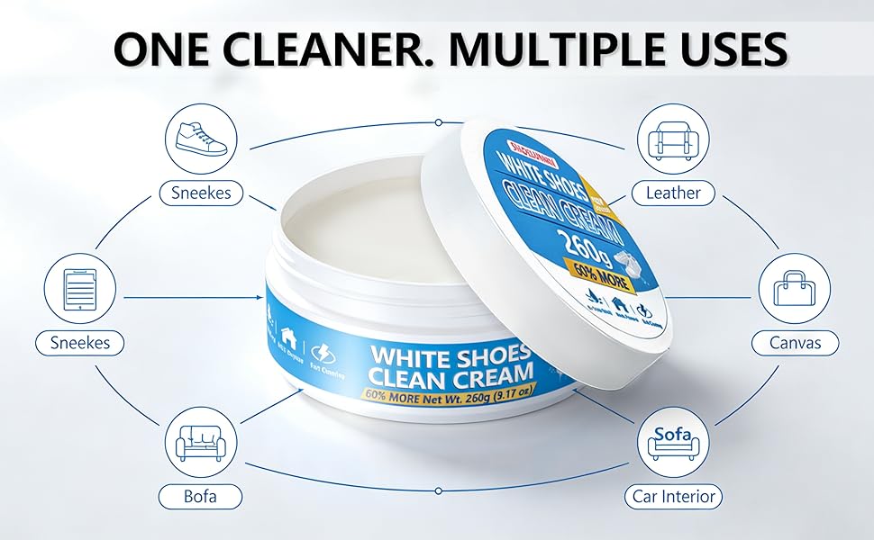 White Shoes Clean Cream