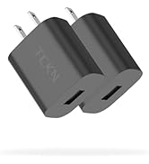 USB Wall Charger 5V 2A Power Adapter Universal Travel Charger Plug Block Compatible with iPhone,i...