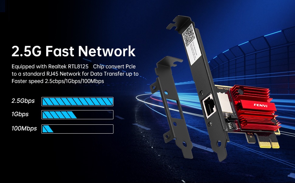 PCIe RJ45 network card