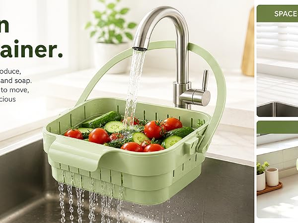 More Than Just a Strainer. ldeal for rinsing produce, draining pasta
