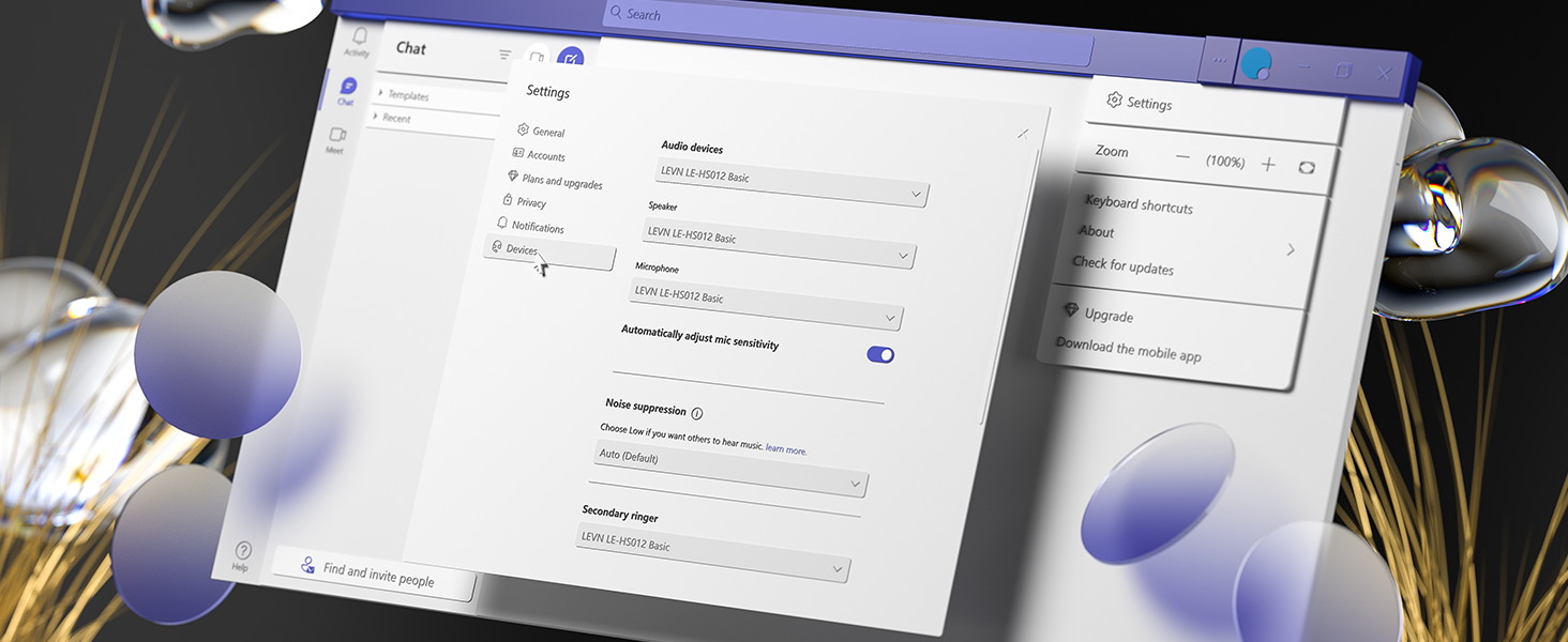 software setting