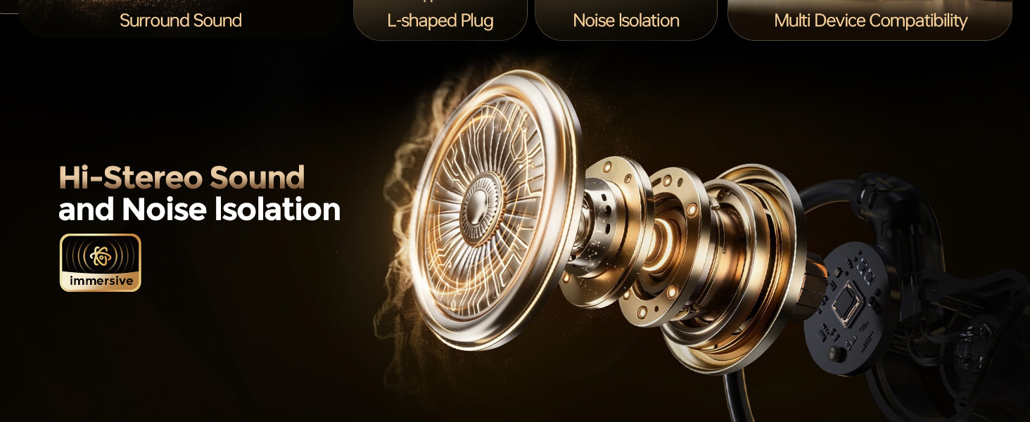 Wired Gaming Earbuds 3