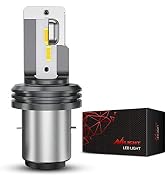 Nilight NIXMEN BA20d H6 LED Motorcycle Headlight Bulb Hi/Lo Beam S2 Light Bulb Conversion Kit for...