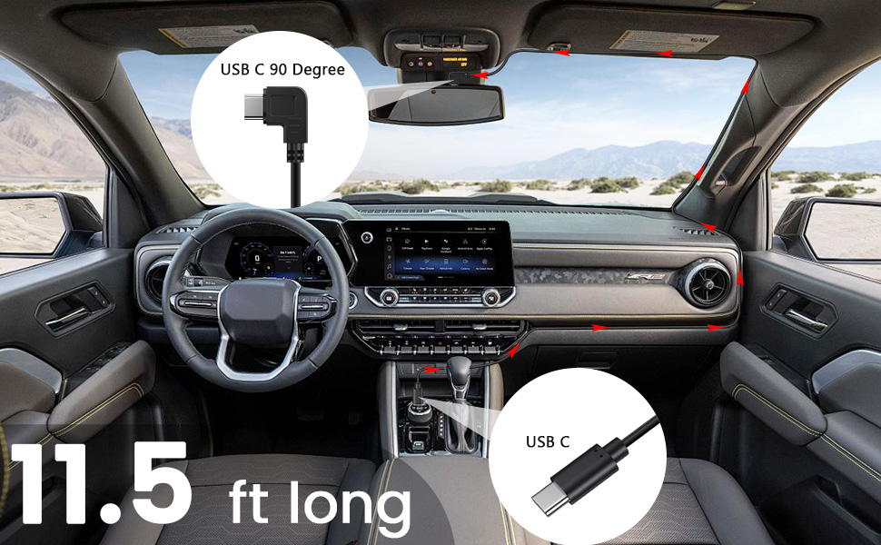 Power Cord for REDTIGER Dash Cam