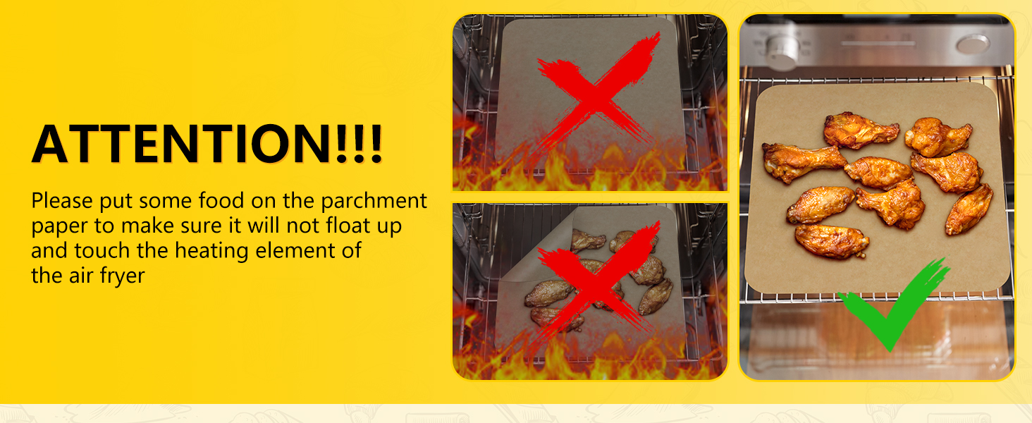 Air fryer liners