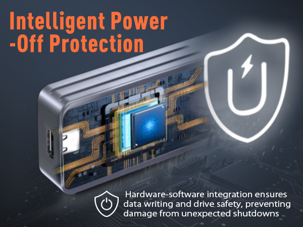 VCOM M.2 NVMe SATA SSD Enclosure