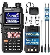 BAOFENG UV26 Ham Radio 10W (New Gen 5RM) Long Range Handheld Rechargeable Walkie Talkies with Ear...