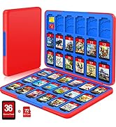 CYKOARMOR Switch Game Case for Nintendo Switch/OLED/Lite, Switch Game Holder with 36 Games Storag...