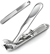 Toenail Clippers for Seniors Long Handle Toe Nail Clippers Set for Thick Toenails Sharp Fingernai...