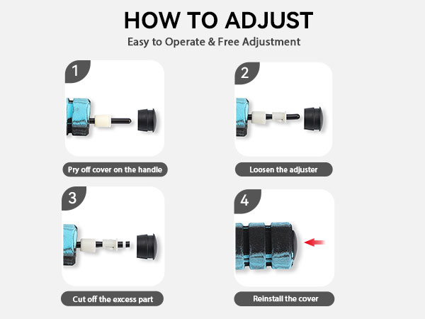 Weighted Jump Rope for Fitness Ropeless Bod Rope High Speed Skipping Rope Cordless Jumping Rope