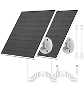 Solar Panel for Eufy Camera, 5W Solar Panel Compatible with Eufycam 3/3C/2/2 Pro/2C/2C Pro/E/E20/...