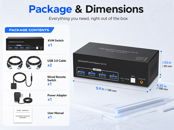 Package &amp;amp; Dimensions
