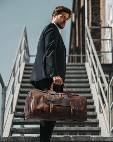 Leather Duffle Bag