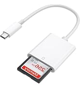 USB C SD Memory Card Reader, Type C Camera Adapter Trail Viewer for iPhone15/ iPad MacBook/Air/Pr...