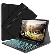Backlit Keyboard Case for Samsung Galaxy Tab S6 Lite 10.4 inch, Case with Keyboard for Galaxy S6 ...