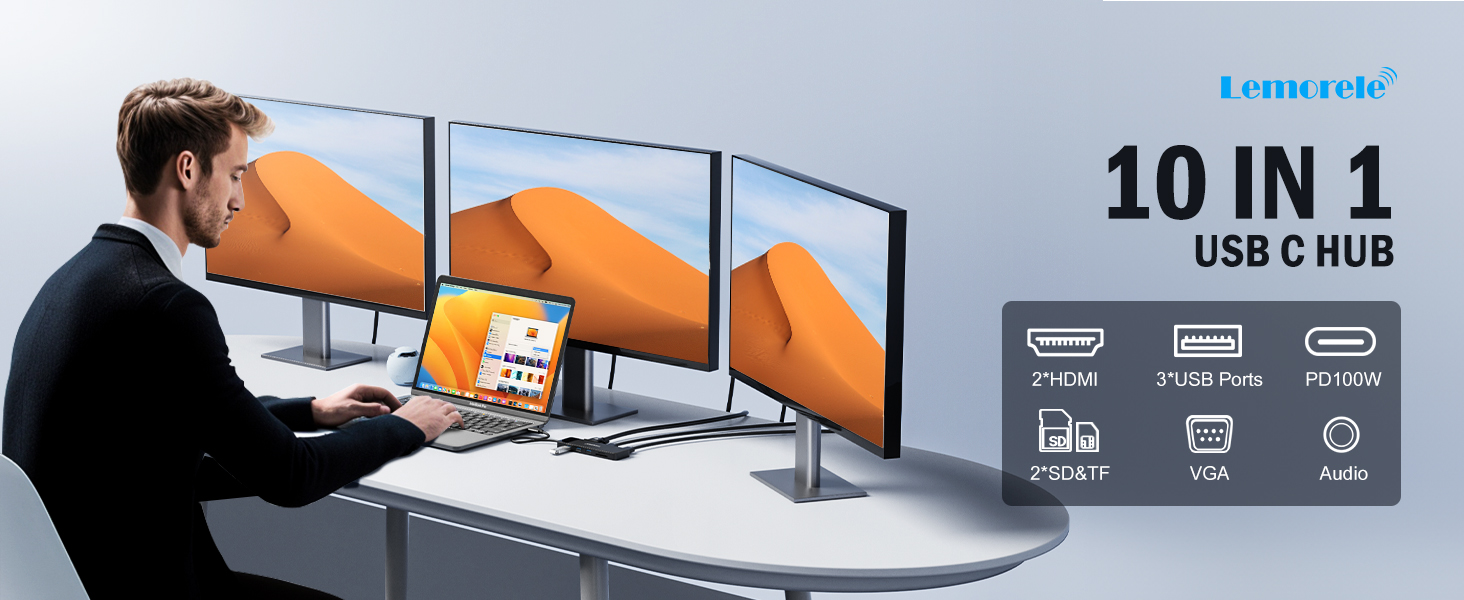 10 in 1 usb c hub TC94