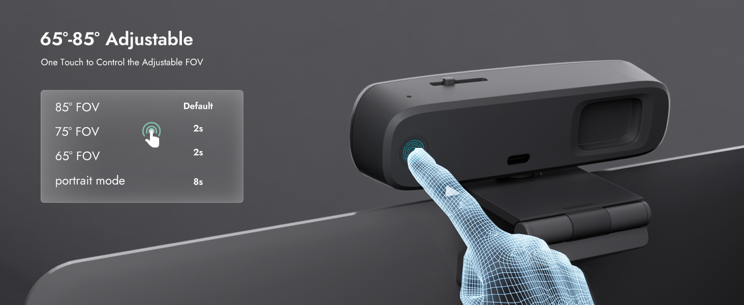 Webcam with Adjustable FOV