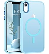 GUAGUA Compatible with iPhone XR Case Compatible with MagSafe iPhone XR Magnetic Case Slim Transl...