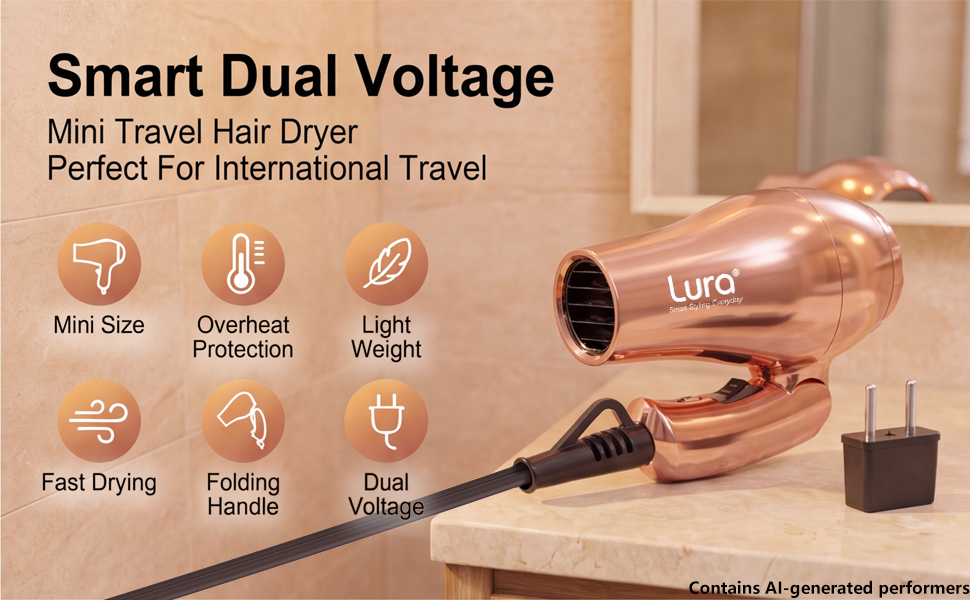 travel hair dryer