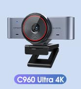 EMEET C960 Ultra 4K Webcam for Mac &amp;amp;amp;amp;amp; PC