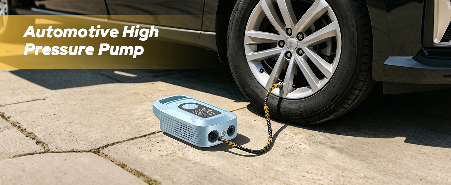 portable air pump for inflatables