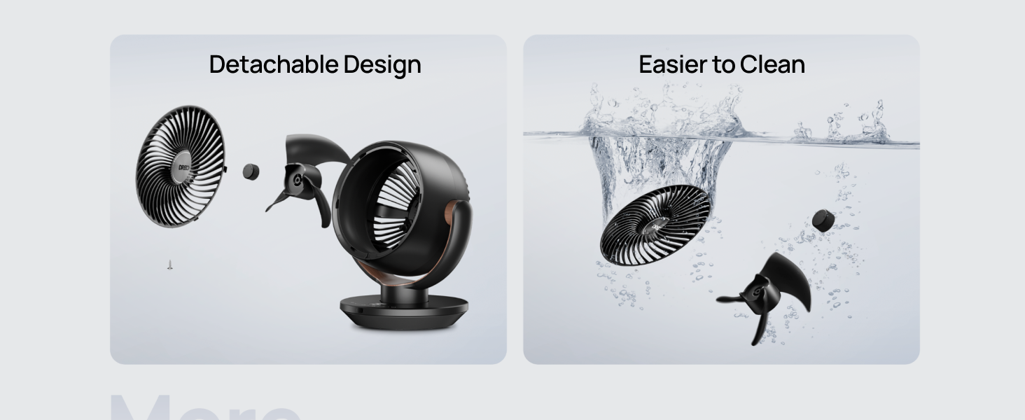 Detachable Design Easier to Clean